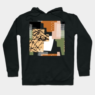 Abstract Lines And Soft Colors Hoodie